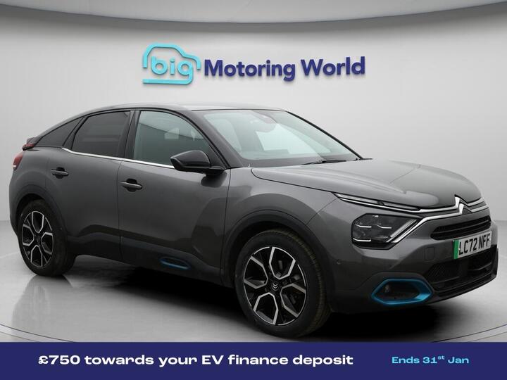 Citroen E-C4 50kWh Shine Plus Auto 5dr (7.4kW Charger)