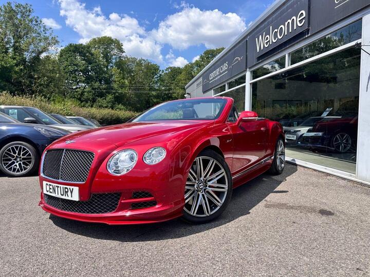 Bentley CONTINENTAL GTC 6.0 W12 GTC Speed Auto 4WD Euro 5 2dr