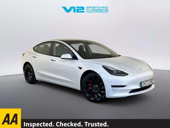 Tesla Model 3 (Dual Motor) Performance Auto 4WDE 4dr (Performance Upgrade)