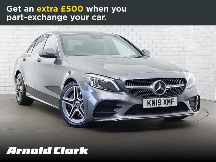 Mercedes-Benz C Class 2.0 C300d AMG Line (Premium) G-Tronic+ Euro 6 (s/s) 4dr