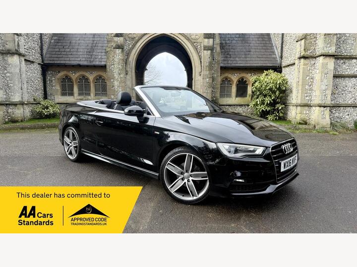 Audi A3 Cabriolet 1.4 TFSI CoD S Line Euro 6 (s/s) 2dr (Nav)