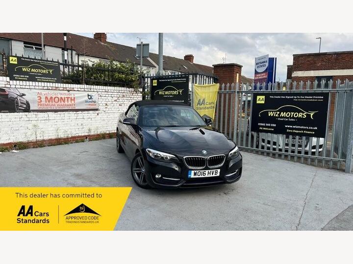 BMW 2 SERIES 2.0 220d Sport Euro 6 (s/s) 2dr