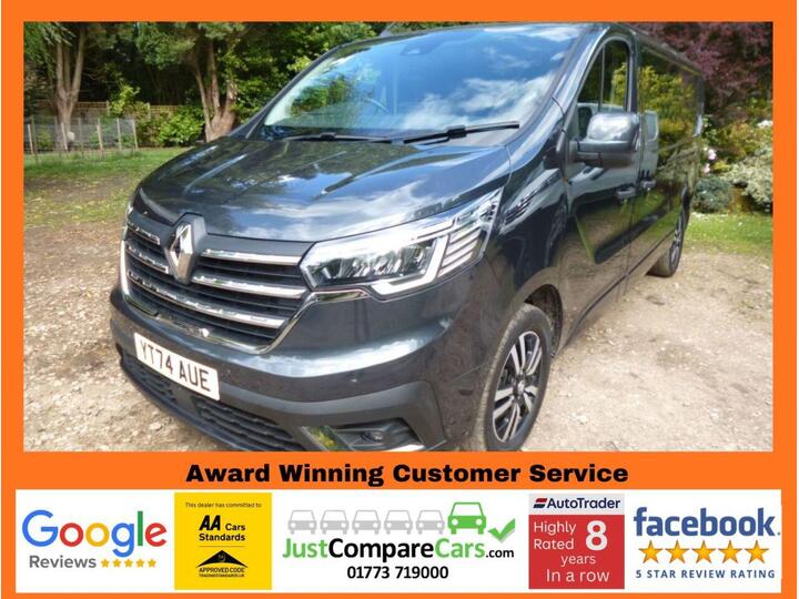 Renault TRAFIC 2.0 DCi Blue LL30 Extra Sport Crew Van EDC L2 H1 Euro 6 (s/s) 6dr Renault TRAFIC 2.0 DCi Blue LL30 Extra Sport Crew Van EDC L2 H1 Euro 6 (s/s) 6dr
