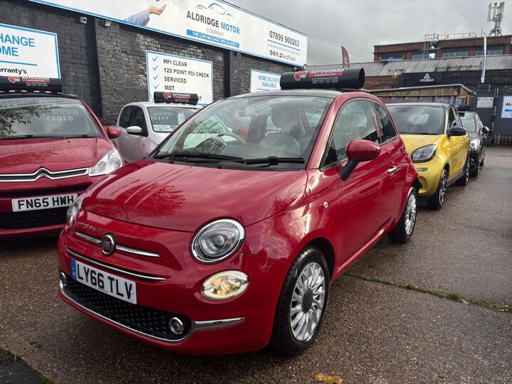 Fiat 500 1.2 Lounge Euro 6 (s/s) 3dr