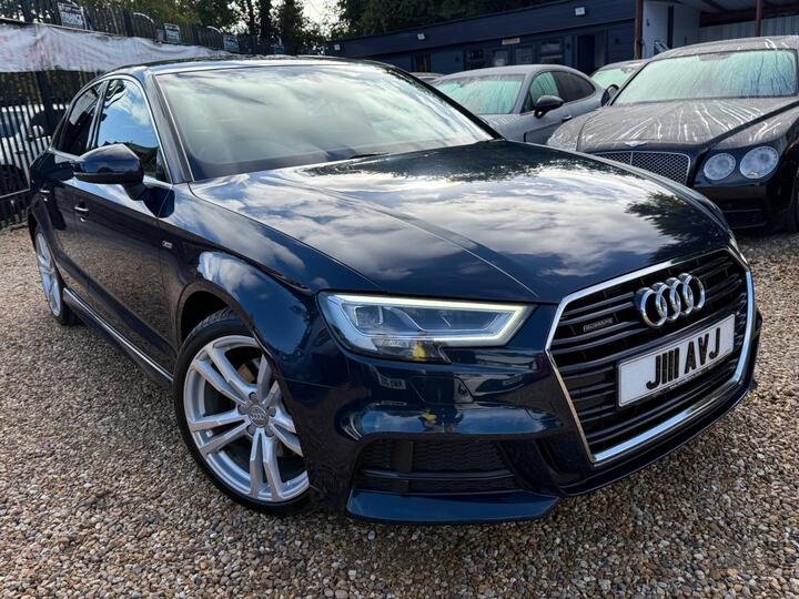 Audi A3 2.0 TDI S Line S Tronic Auto 6Spd Quattro Euro 6 (s/s) 4dr