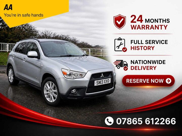 Mitsubishi ASX 1.8D 3 4WD Euro 5 5dr Mitsubishi ASX 1.8D 3 4WD Euro 5 5dr