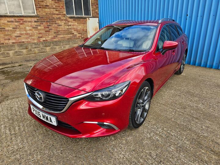 Mazda Mazda6 2.2 SKYACTIV-D Sport Nav Tourer Euro 6 (s/s) 5dr Mazda Mazda6 2.2 SKYACTIV-D Sport Nav Tourer Euro 6 (s/s) 5dr