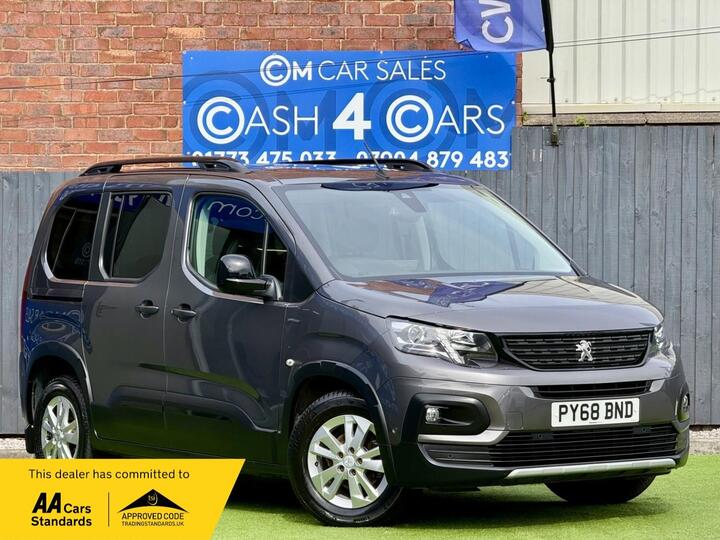 Peugeot RIFTER 1.5 BlueHDi GT Line Standard MPV Euro 6 5dr Peugeot RIFTER 1.5 BlueHDi GT Line Standard MPV Euro 6 5dr