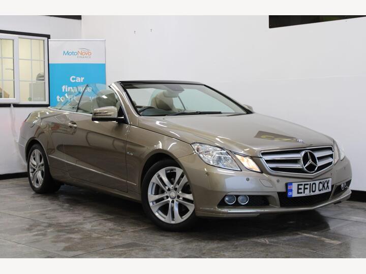 Mercedes-Benz E Class 1.8 E200 CGI BlueEfficiency SE Cabriolet Tiptronic Euro 5 (s/s) 2dr Mercedes-Benz E Class 1.8 E200 CGI BlueEfficiency SE Cabriolet Tiptronic Euro 5 (s/s) 2dr
