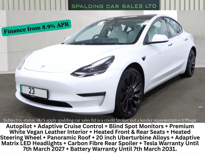 Tesla Model 3 (Dual Motor) Performance Auto 4WDE 4dr (Performance Upgrade)