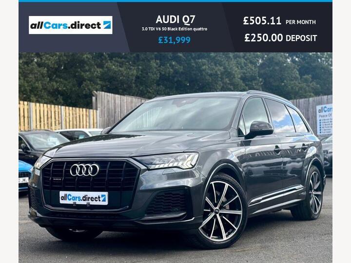 Audi Q7 3.0 TDI V6 50 Black Edition Tiptronic Quattro Euro 6 (s/s) 5dr