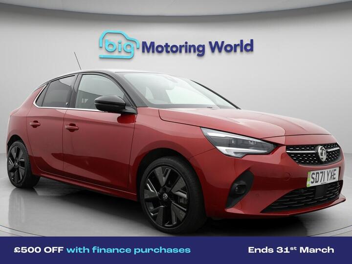 Vauxhall Corsa Electric 50kWh Elite Nav Premium Auto 5dr (7.4Kw Charger)