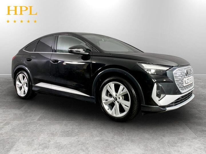 Audi Q4 E-TRON 40 S Line Sportback Auto 5dr 82kWh Audi Q4 E-TRON 40 S Line Sportback Auto 5dr 82kWh