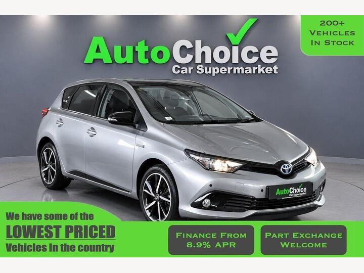 Toyota AURIS 1.8 VVT-h GB25 CVT Euro 6 (s/s) 5dr (Safety Sense)