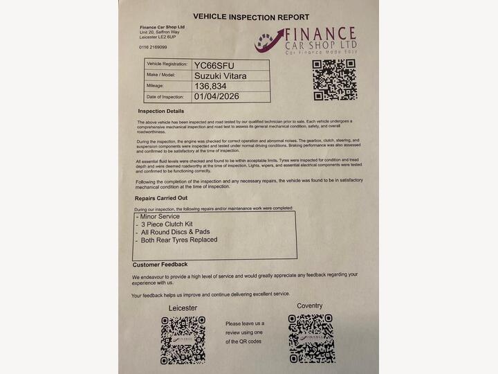 Suzuki Vitara 1.6 SZ-T Euro 6 (s/s) 5dr