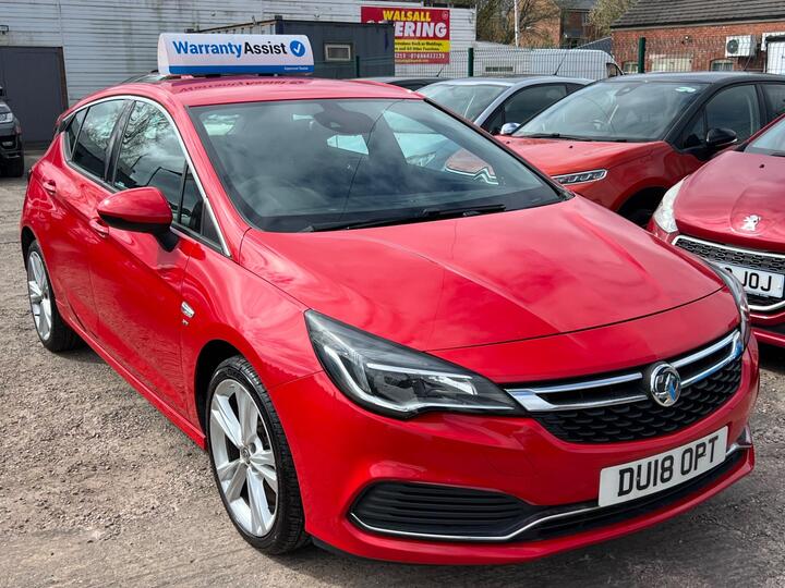 Vauxhall Astra 1.4i Turbo SRi VX Line Nav Euro 6 5dr Vauxhall Astra 1.4i Turbo SRi VX Line Nav Euro 6 5dr