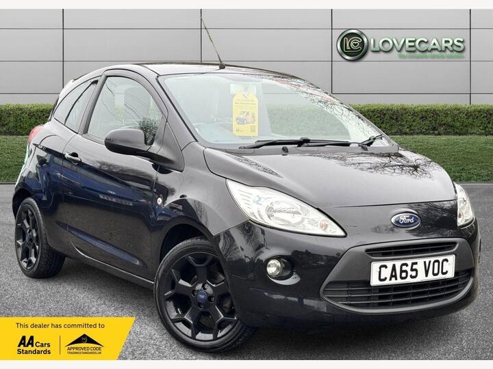 Ford KA 1.2 Zetec Black Edition Euro 6 (s/s) 3dr