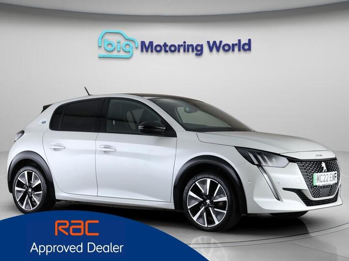 Peugeot E-208 50kWh GT Premium Auto 5dr (7kW Charger)