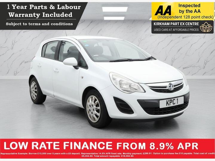Vauxhall CORSA 1.3 CDTi EcoFLEX Exclusiv Euro 5 5dr (A/C) Vauxhall CORSA 1.3 CDTi EcoFLEX Exclusiv Euro 5 5dr (A/C)