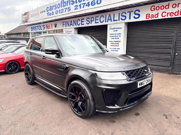 Land Rover Range Rover Sport 5.0 P575 V8 SVR Auto 4WD Euro 6 (s/s) 5dr