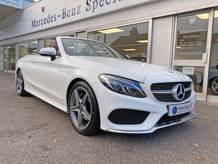 Mercedes-Benz C Class 2.1 C220d AMG Line (Premium Plus) Cabriolet G-Tronic+ Euro 6 (s/s) 2dr