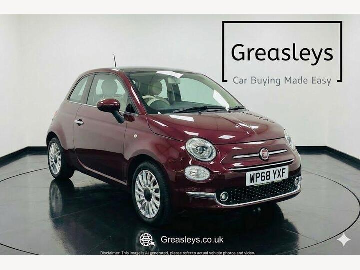 Fiat 500 1.2 Lounge Euro 6 (s/s) 3dr