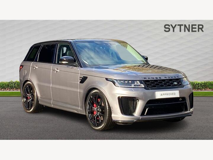 Land Rover RANGE ROVER SPORT 5.0 P575 V8 SVR Auto 4WD Euro 6 (s/s) 5dr Land Rover RANGE ROVER SPORT 5.0 P575 V8 SVR Auto 4WD Euro 6 (s/s) 5dr