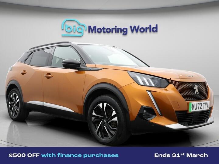 Peugeot E-2008 50kWh GT Auto 5dr (7kW Charger)