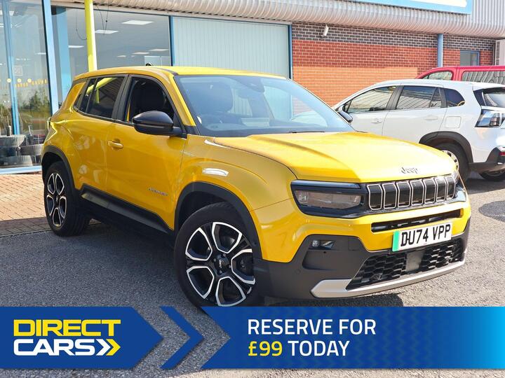 Jeep Avenger 54kWh E-Summit Auto 5dr