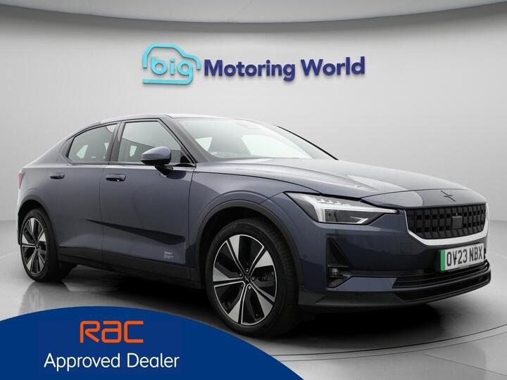 Polestar Polestar 2 Single Motor 69kWh Standard Range Fastback Auto FWD 5dr Polestar Polestar 2 Single Motor 69kWh Standard Range Fastback Auto FWD 5dr