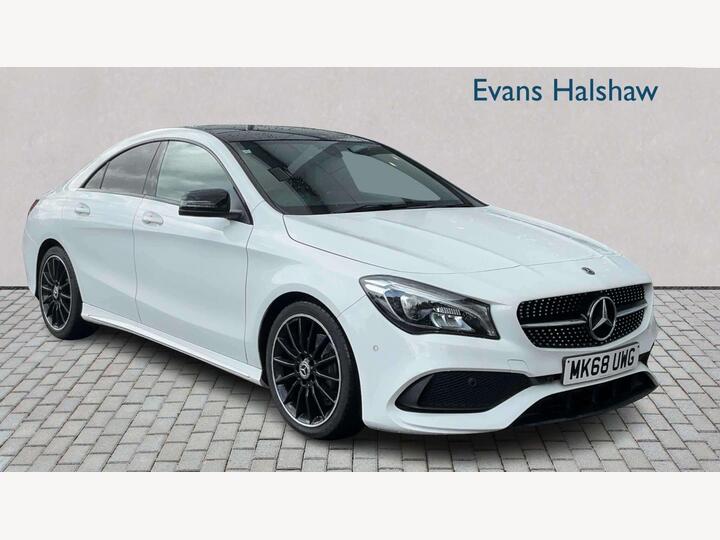 Mercedes-Benz CLA COUPE 1.6 CLA200 AMG Line Night Edition (Plus) Coupe Euro 6 (s/s) 4dr Mercedes-Benz CLA COUPE 1.6 CLA200 AMG Line Night Edition (Plus) Coupe Euro 6 (s/s) 4dr