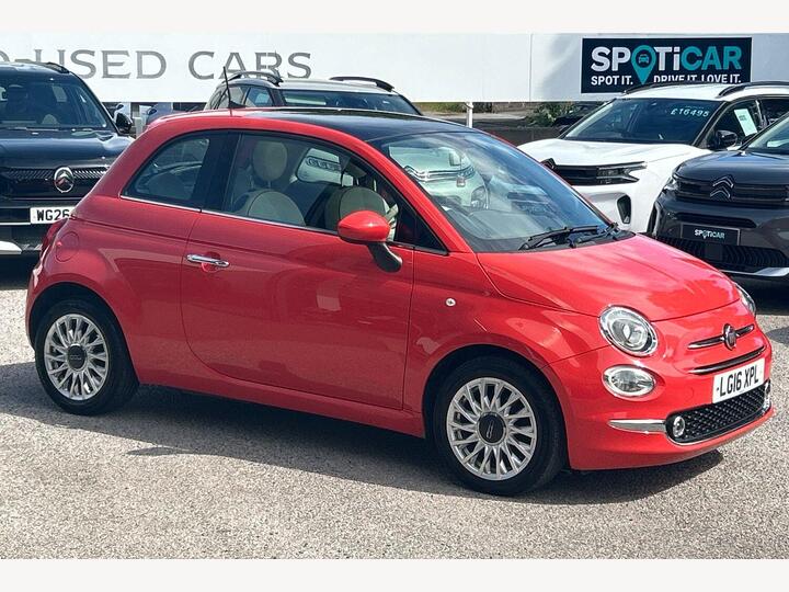 Fiat 500 1.2 Lounge Euro 6 (s/s) 3dr