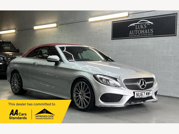 Mercedes-Benz C Class 2.0 C200 AMG Line (Premium Plus) Cabriolet G-Tronic+ Euro 6 (s/s) 2dr