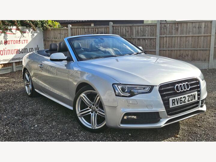 Audi A5 Cabriolet 3.0 TDI V6 S Line Multitronic Euro 5 (s/s) 2dr Audi A5 Cabriolet 3.0 TDI V6 S Line Multitronic Euro 5 (s/s) 2dr