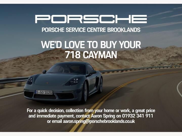 Porsche 718 Cayman 2.0T PDK Euro 6 (s/s) 2dr