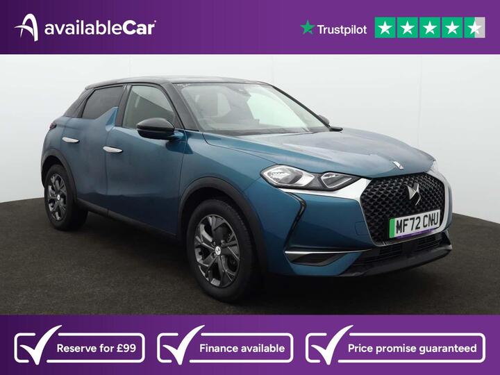 DS AUTOMOBILES DS 3 CROSSBACK E-TENSE 50kWh Bastille Crossback Auto 5dr DS AUTOMOBILES DS 3 CROSSBACK E-TENSE 50kWh Bastille Crossback Auto 5dr