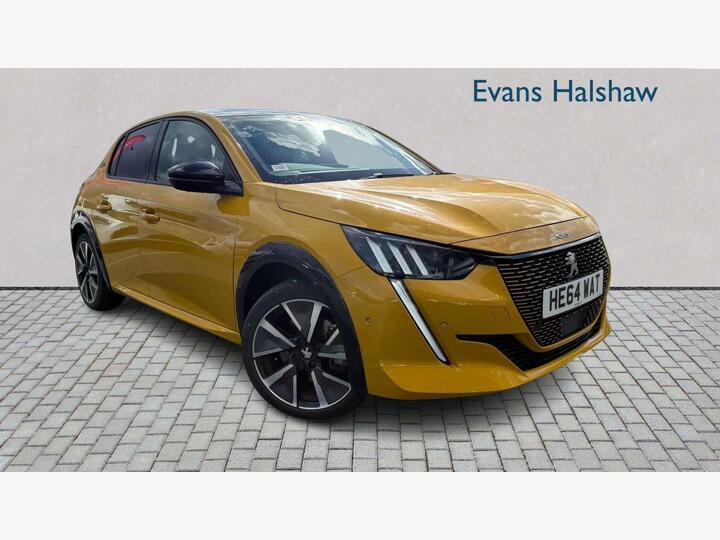 Peugeot E-208 ELECTRIC HATCHBACK 50kWh GT Auto 5dr (7kW Charger)