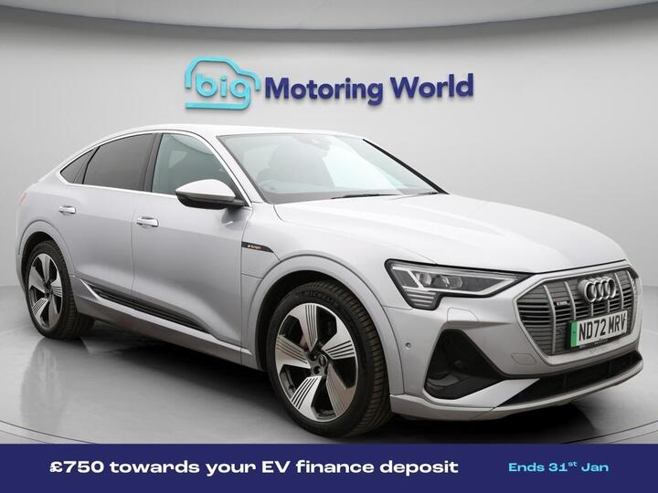 Audi E-tron 55 S Line Sportback Auto Quattro 5dr 95kWh (11kW Charger)