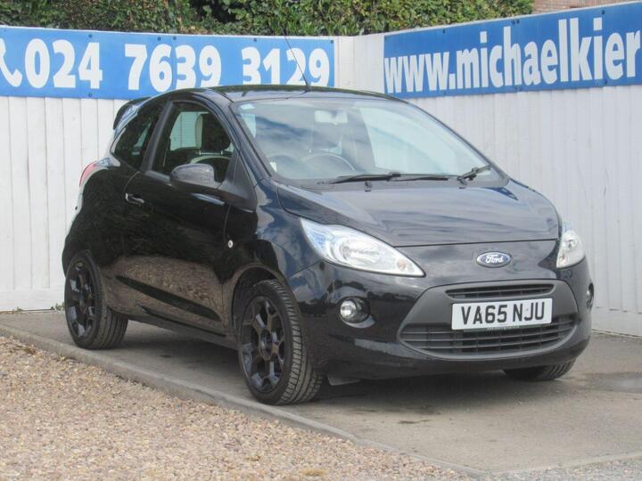 Ford KA 1.2 Zetec Black Edition Euro 6 (s/s) 3dr