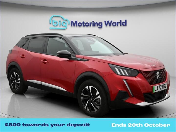 Peugeot E-2008 50kWh GT Auto 5dr (7kW Charger)