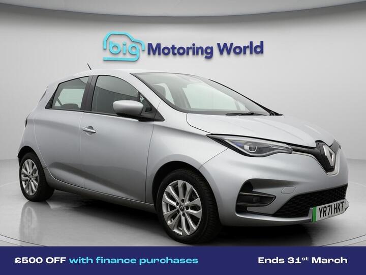Renault Zoe R110 EV50 52kWh Iconic Auto 5dr (Rapid Charge)