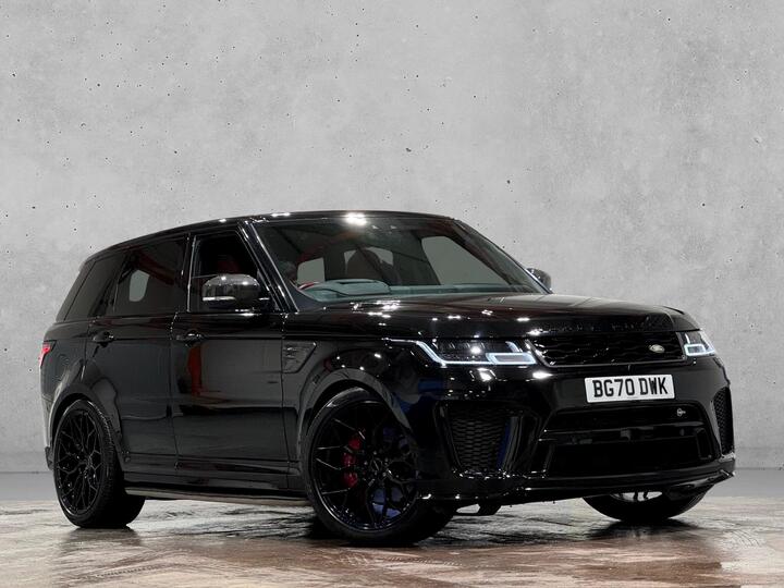 Land Rover Range Rover Sport 5.0 P575 V8 SVR Auto 4WD Euro 6 (s/s) 5dr Land Rover Range Rover Sport 5.0 P575 V8 SVR Auto 4WD Euro 6 (s/s) 5dr