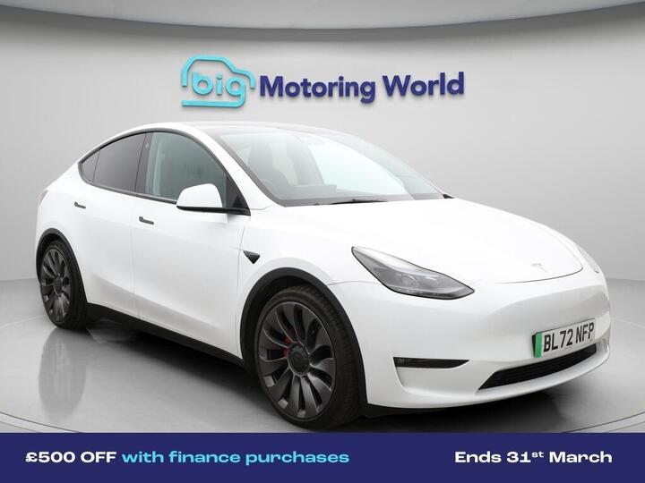 Tesla Model Y (Dual Motor) Performance Auto 4WDE 5dr
