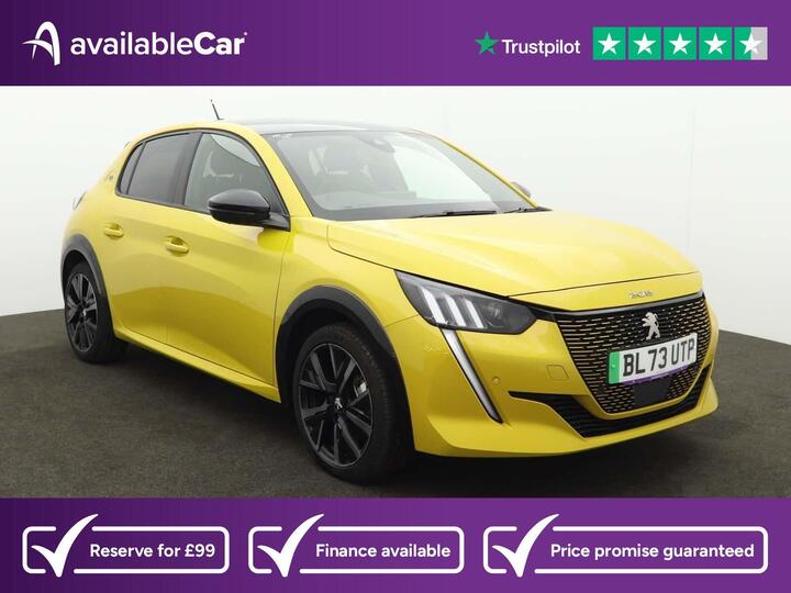 Peugeot E-208 50kWh GT Auto 5dr (7.4kW Charger)