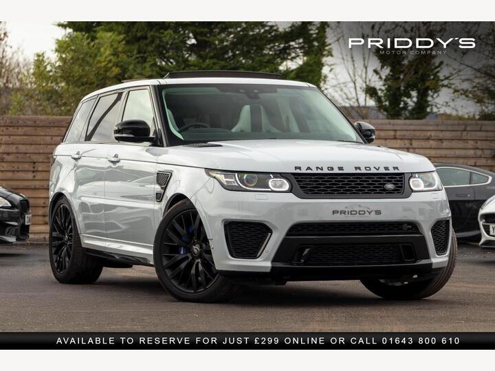 Land Rover RANGE ROVER SPORT 5.0 V8 SVR Auto 4WD Euro 6 (s/s) 5dr Land Rover RANGE ROVER SPORT 5.0 V8 SVR Auto 4WD Euro 6 (s/s) 5dr