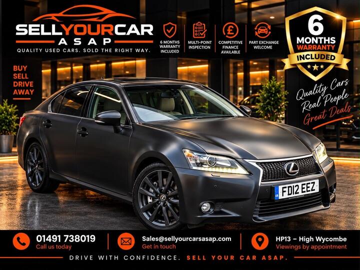 Lexus GS 2.5 250 V6 Luxury Auto Euro 5 4dr
