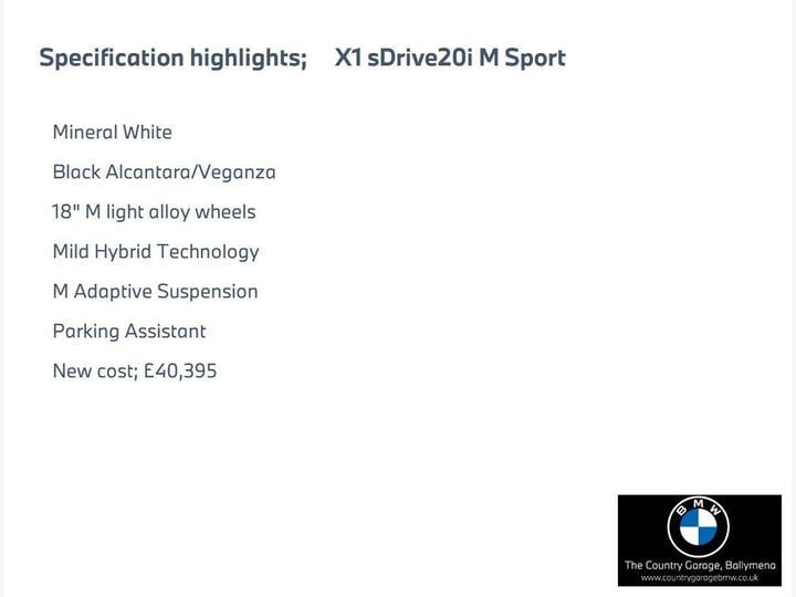 BMW X1 1.5 20i MHT M Sport DCT SDrive Euro 6 (s/s) 5dr