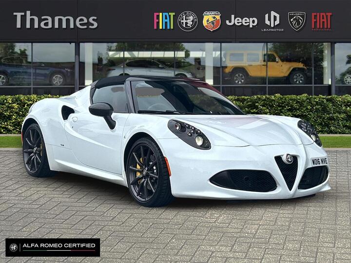 Alfa Romeo 4C 1750 TBi Spider TCT Euro 6 2dr Alfa Romeo 4C 1750 TBi Spider TCT Euro 6 2dr