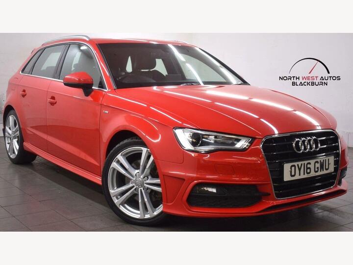 Audi A3 2.0 TDI S Line Sportback S Tronic Quattro Euro 6 (s/s) 5dr (Nav)