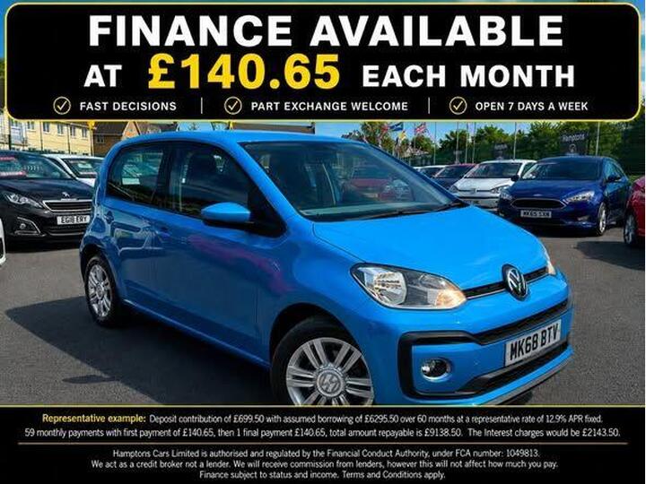 Volkswagen Up! 1.0 High Up! Euro 6 (s/s) 5dr